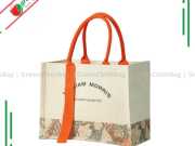 Túi Vải Đay Linen Phối Quai Bay