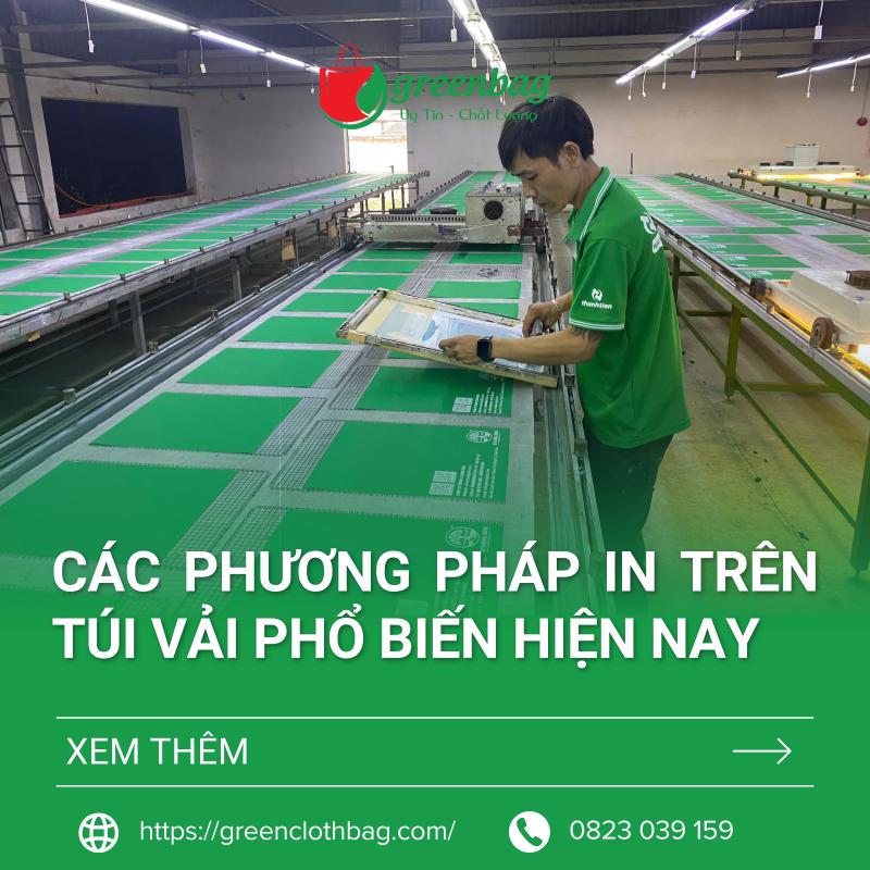Các phương pháp in trên vải phổ biến hiện nay