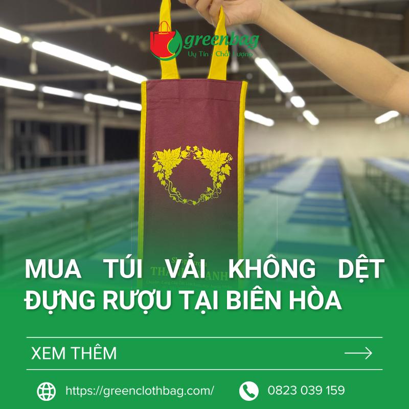 Mua túi vải không dệt đựng rượu tại Biên Hòa