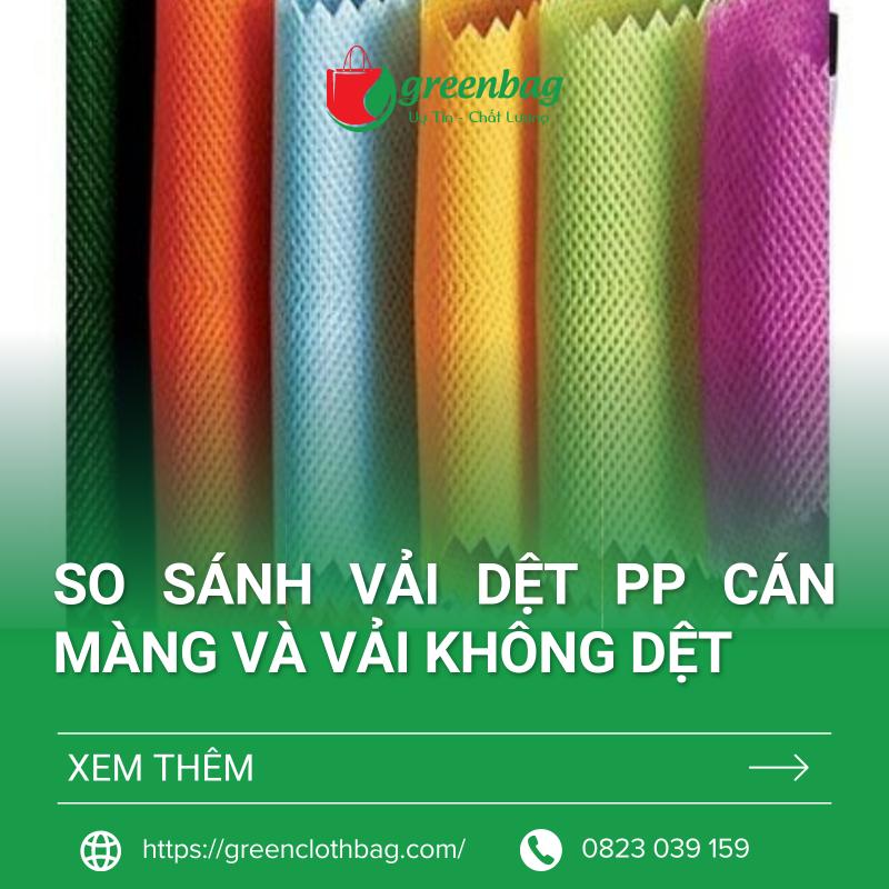 So sánh vải dệt PP cán màng và vải không dệt